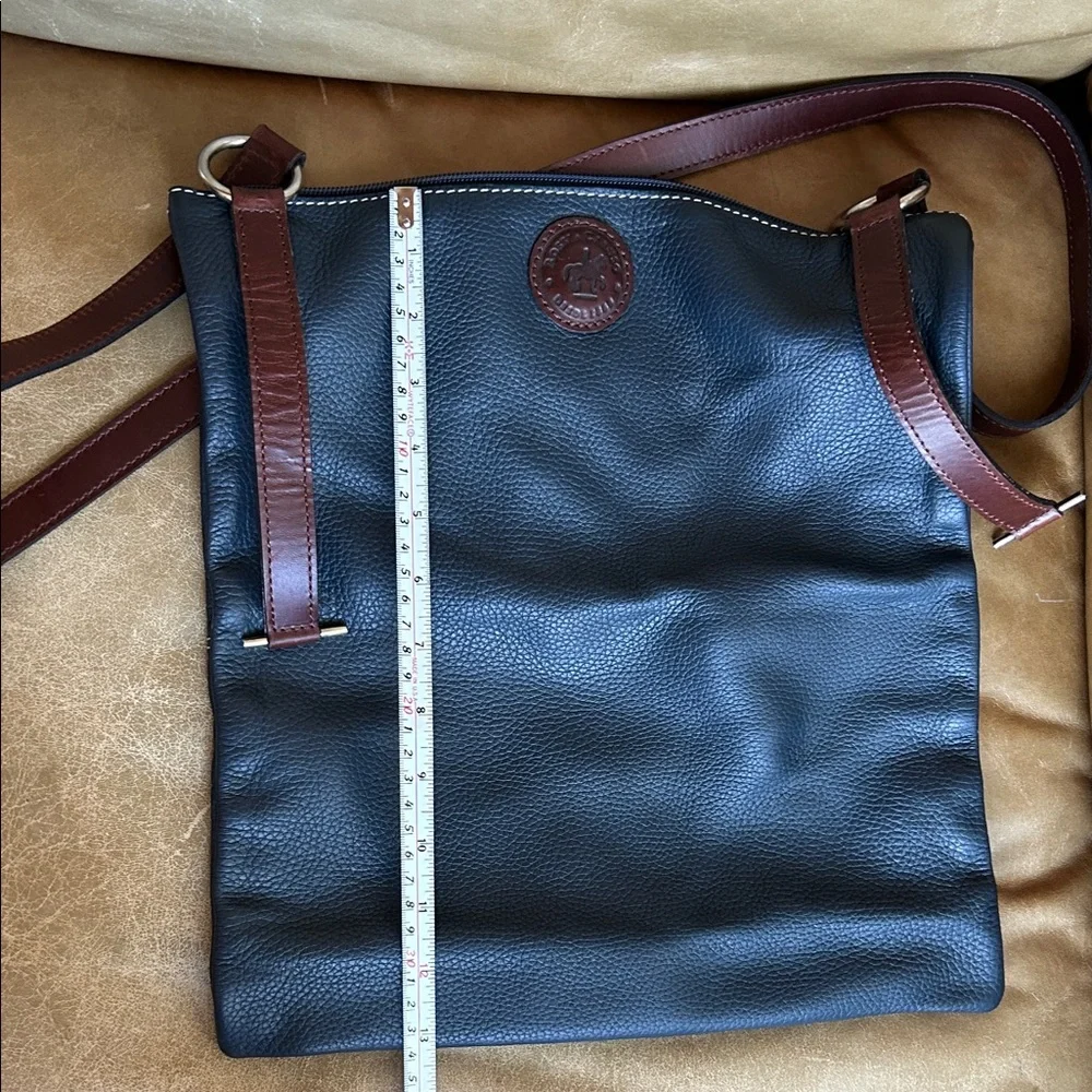 ROSSI CARUSO Stylish Navy Travel Leather Shoulder Bag - Picture 6 of 7